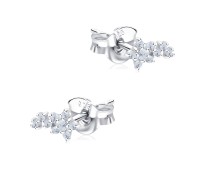 Flower Silver Stud Earring STS-6879